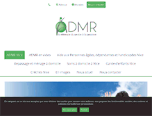 Tablet Screenshot of admr-aide-service-domicile.fr